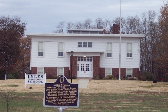 Gibson County Indiana - Lyles Station School