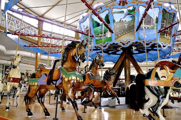 Cass County Indiana - Spencer Park Dentzel Carousel