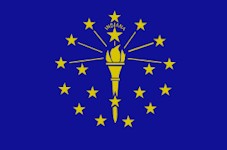 Wabash County Indiana - Flag