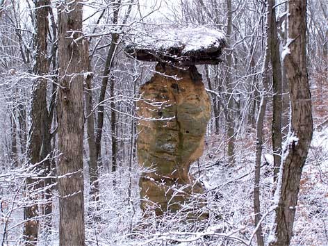 Martin County Indiana - Jug Rock
